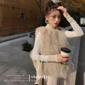Women's Fashion Short Fluffy Vest Coat