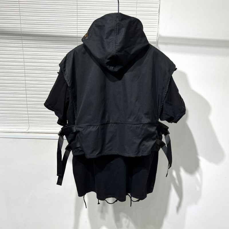 Men's Loose Hooded Work Jacket