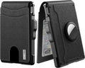 Wallet Men's Card Holder Large Capacity Flip Carbon Fiber Metal Cartridge