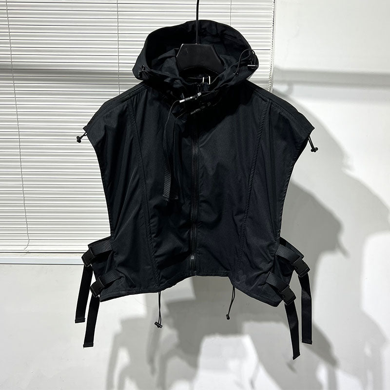 Men's Loose Hooded Work Jacket