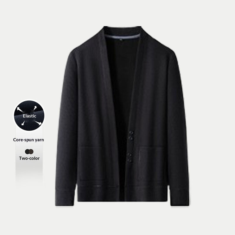 Polyester Autumn Men's Knitted Sweater