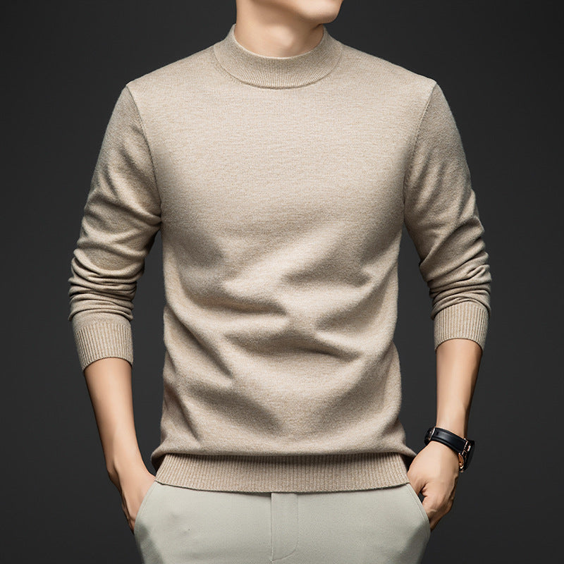 New Autumnwinter Casual Solid-color Knit Undershirt